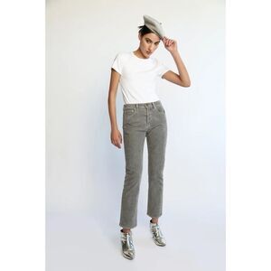 Daily Blue‎ AG  Boost Women's Corduroy Ankle Pants Size 30 Gray NWT